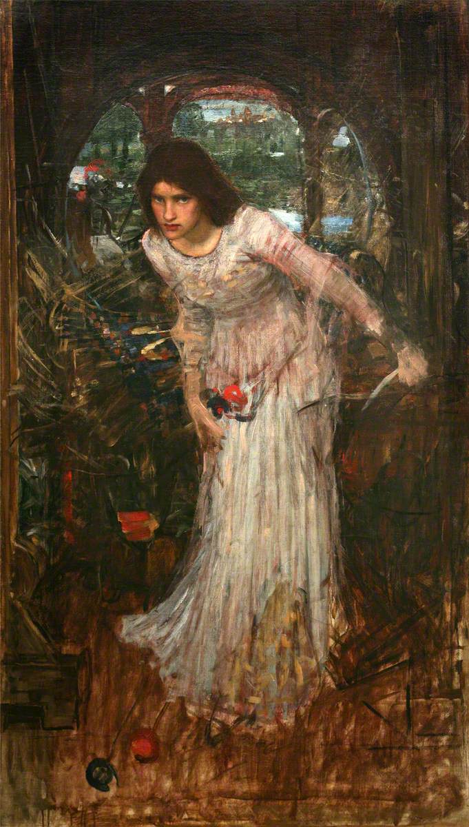 Study for The Lady of Shalott by John William Waterhouse, 1891–94
